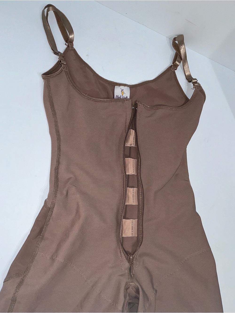 Meli'Belt Full Body Shaper Faja High Compression Zipper Tummy Control - Medium